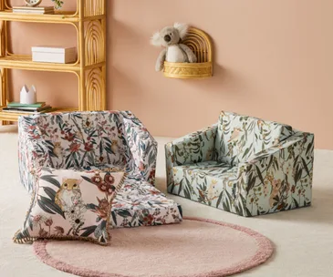 These fun-sized kids’ couches will complete any playroom