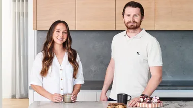 Patrick Dangerfield and wife Mardi live in a contemporary home on Victoria's south coast.