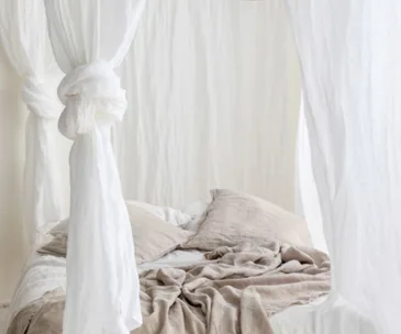 White linen curtains: a home design staple we can’t get enough of