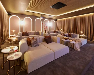 The Block Week 13 Clubhouses Kristian Mimi cinema room