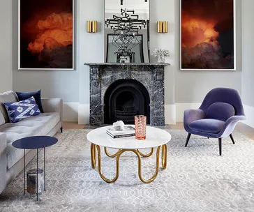 10 living rooms where a statement fireplace steals the show