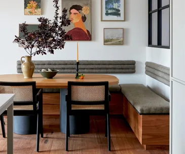 pool noodle diy banquette seating booth