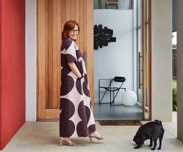 An interior designer’s Mt Eliza home is decorated with layers of personality and travel artefacts