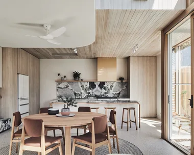 round dining table handmade ceramics