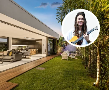 The backyard of Amy Shark's Casuarina property