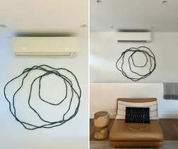 Air conditioner DIY before and after