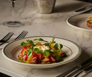 Heirloom tomato salad