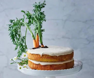 Amanda Cordony’s carrot and ginger cake with chai cream and cheese icing