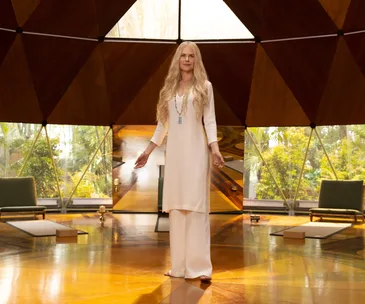 Nicole Kidman as Masha, on the set of Nine Perfect Strangers at Soma, Byron Bay