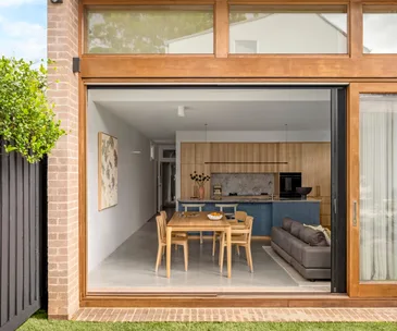 Modern terrace home rear