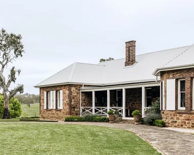 The brick exterior of Scottsburn Lodge